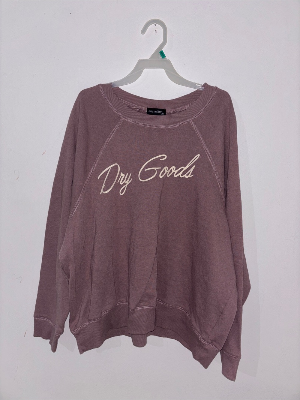 Dry Goods Relaxed Pullover Sweatshirt - Dusty Mauve